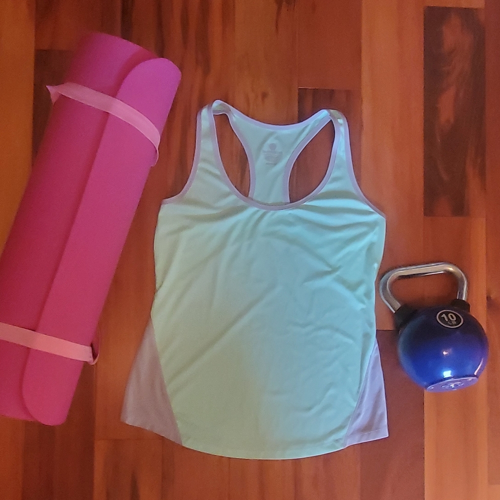 Mint Green Racerback Tank Top